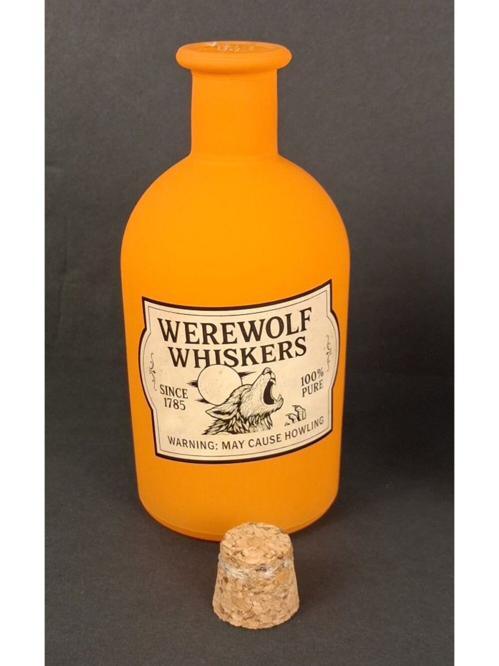 Glass Potion Bottles w/ Cork Werewolf Whiskers & Full Moon Water Orange Lavender - Picture 5 of 10